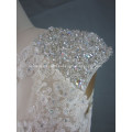 A-line Beading Long Bridesmaid Dress